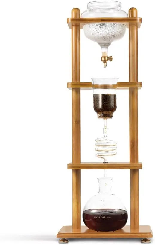 Yama glass slow-drip cold brew tower, 32oz, plastic-free