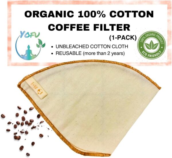 Organic Cotton Coffee Filter Set