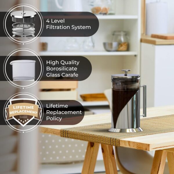 Cafe Du Chateau French Press & Espresso Maker - Image 5
