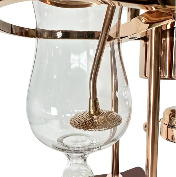 Nispira Belgium Royal Family Balance Syphon Unique Gravity Vintage Coffee Maker Vacuum Brewing System Copper 500 ml - Image 6