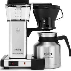 Technivorm Moccamaster automatic drip coffee machine, glass carafe