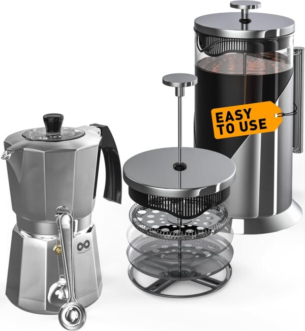 Cafe Du Chateau French Press & Espresso Maker
