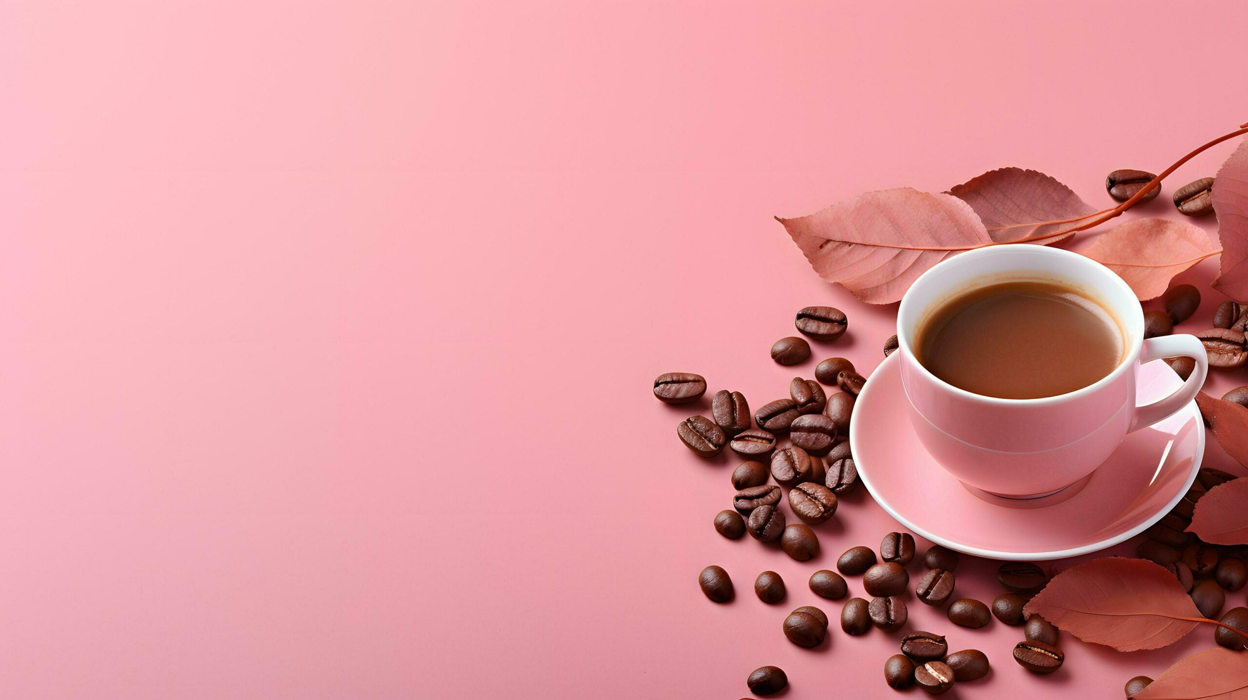 coffee-background-illustration-design-coffee-beans-caffeine-free-photo