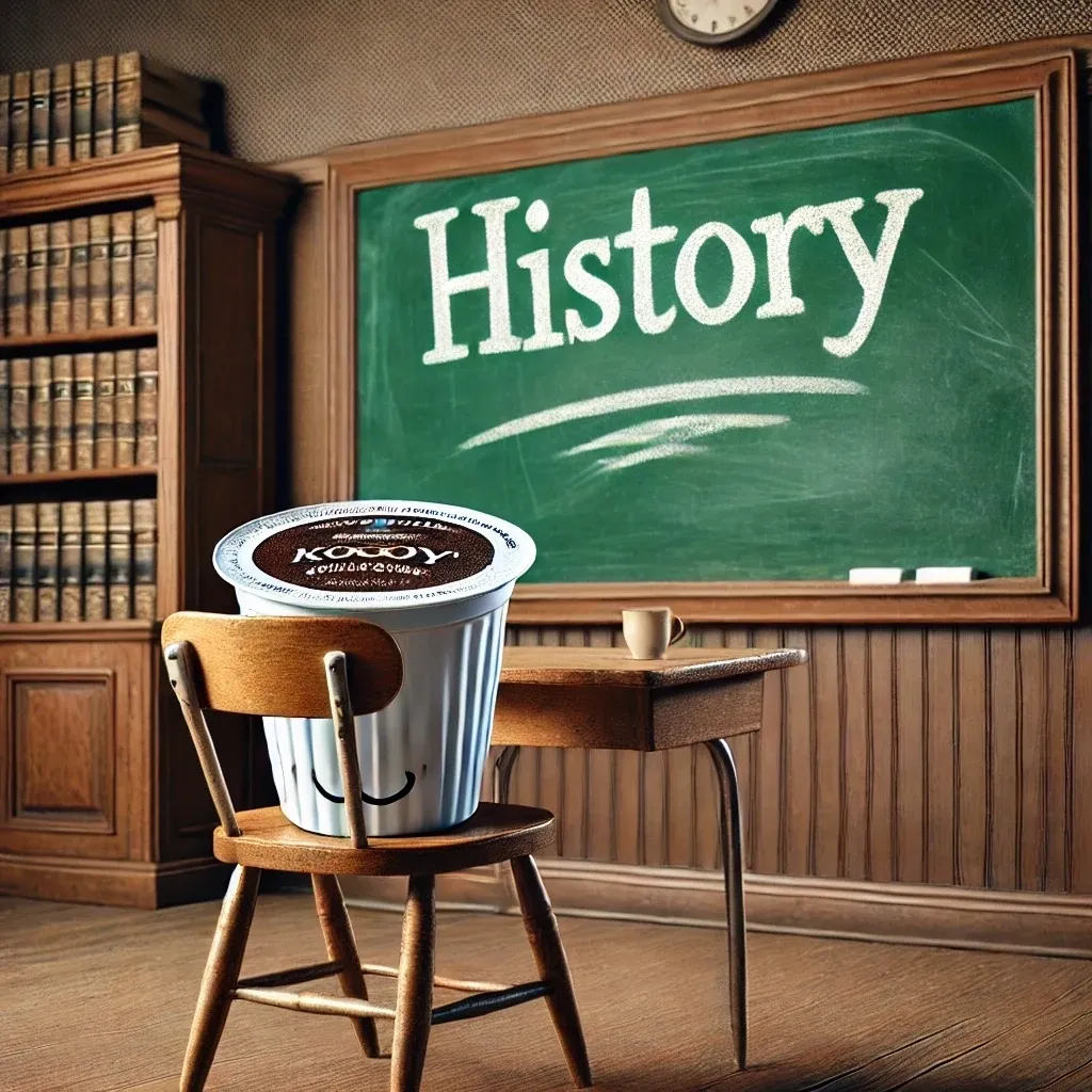 A History of Plastics in coffee by PlasticFreeBrew