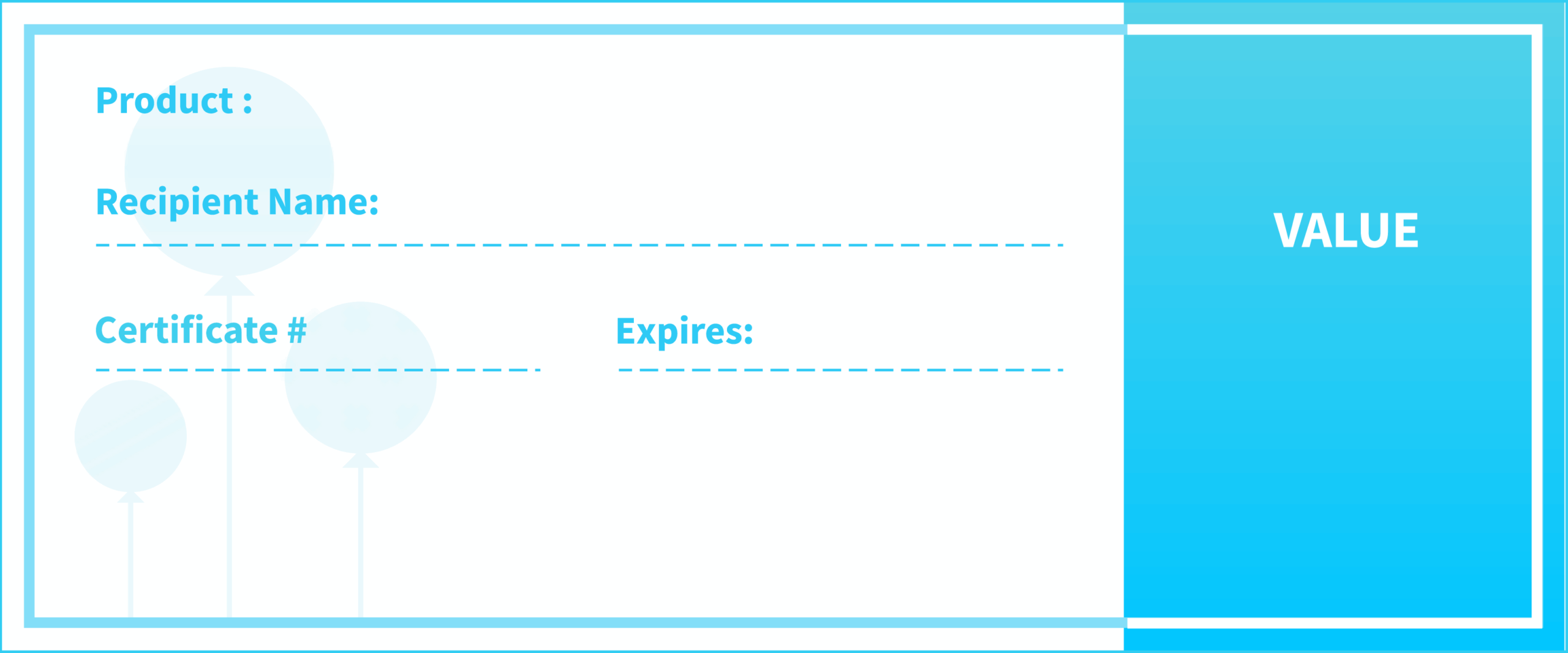 Gift Certificate Group 2: Children