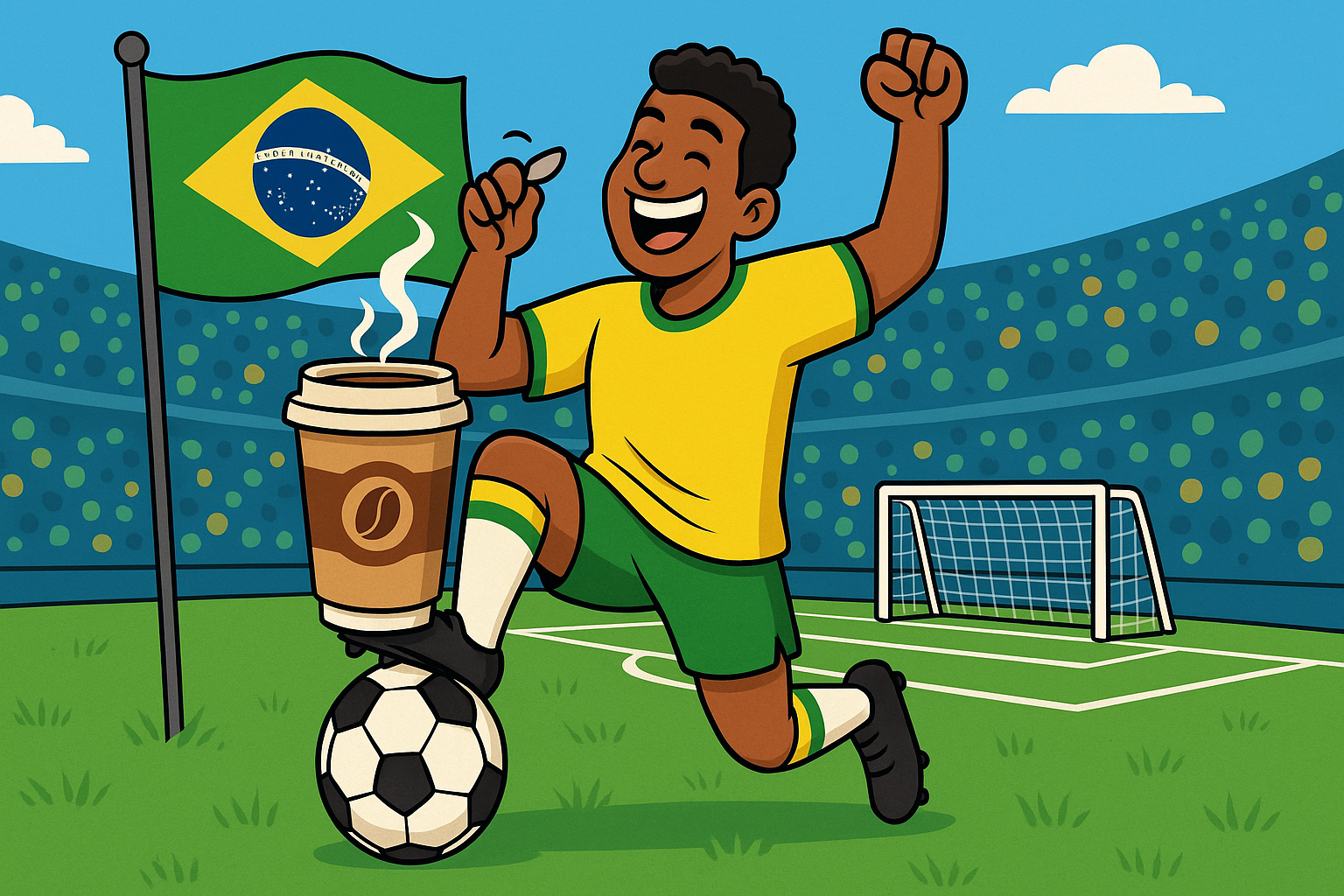Brazilian Coffee Soccer