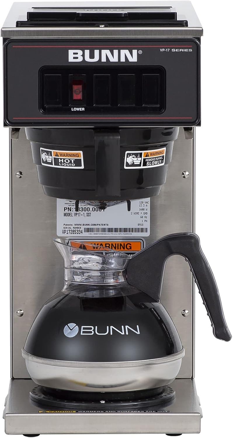 The BUNN VP17-1: A Rare Drip Coffee Machine That Can Brew Plastic-Free