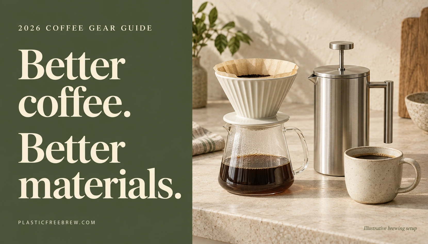 The Best Plastic-Free Coffee Gear (2026 Guide)